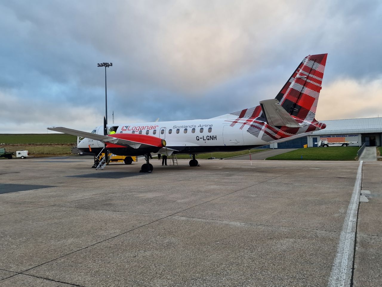 Saab 340 on Arrival