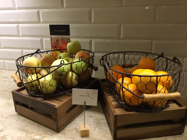 fruit, plaza premium lounge terminal 2