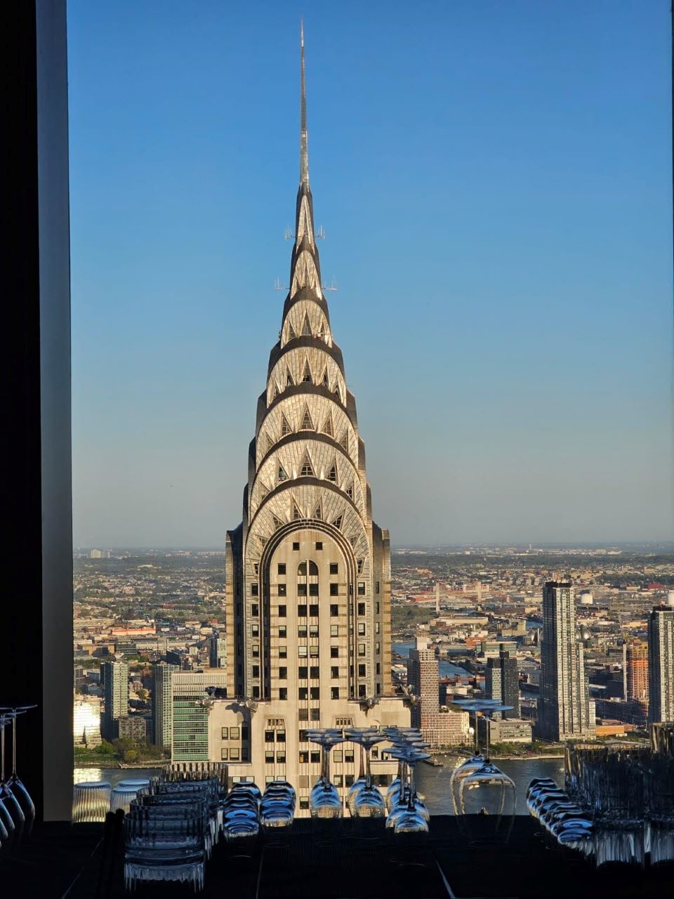 Beautiful Building at Centurion lounge NYC