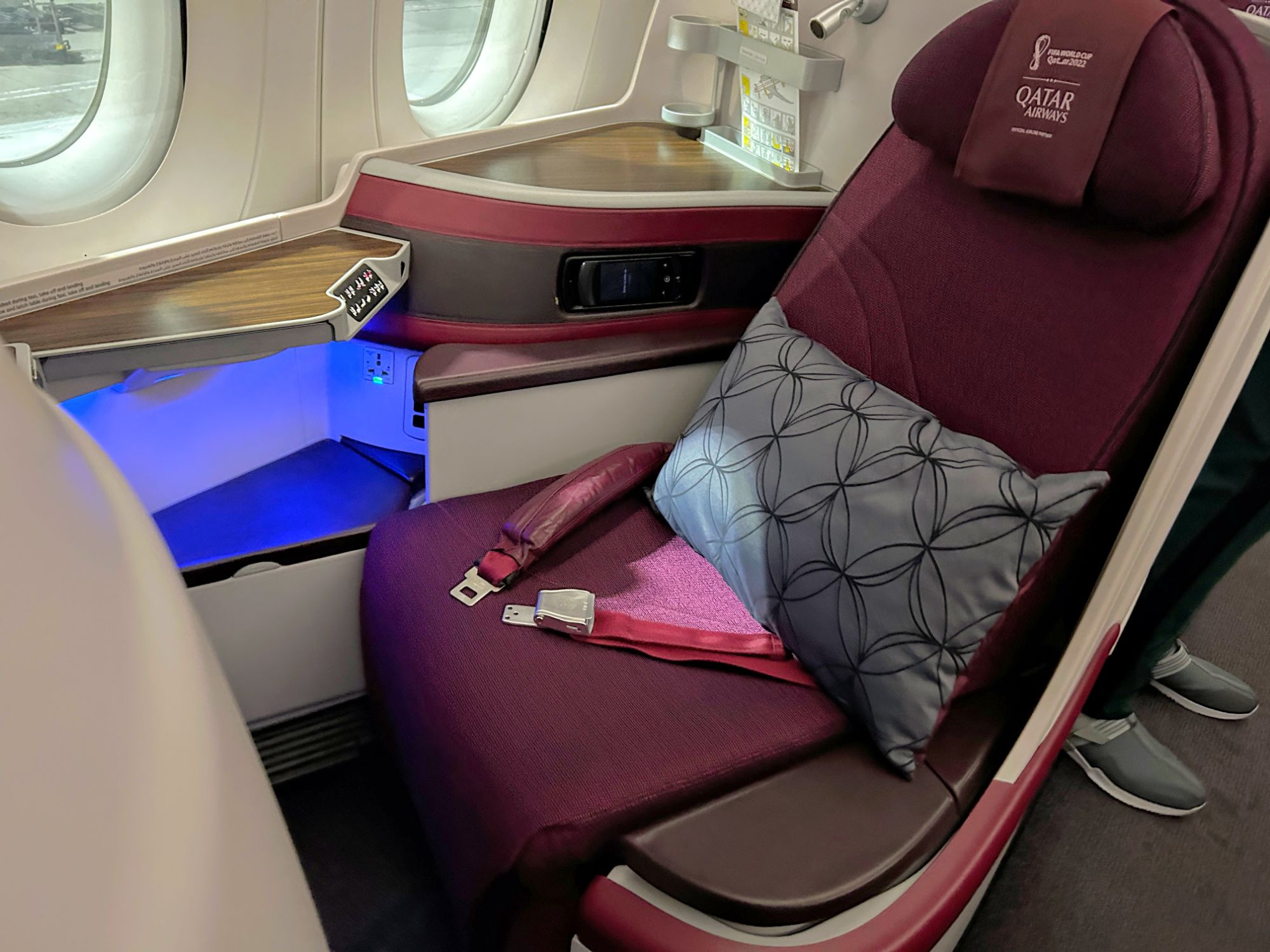 For its business and first-class passengers, Qatar Airways has