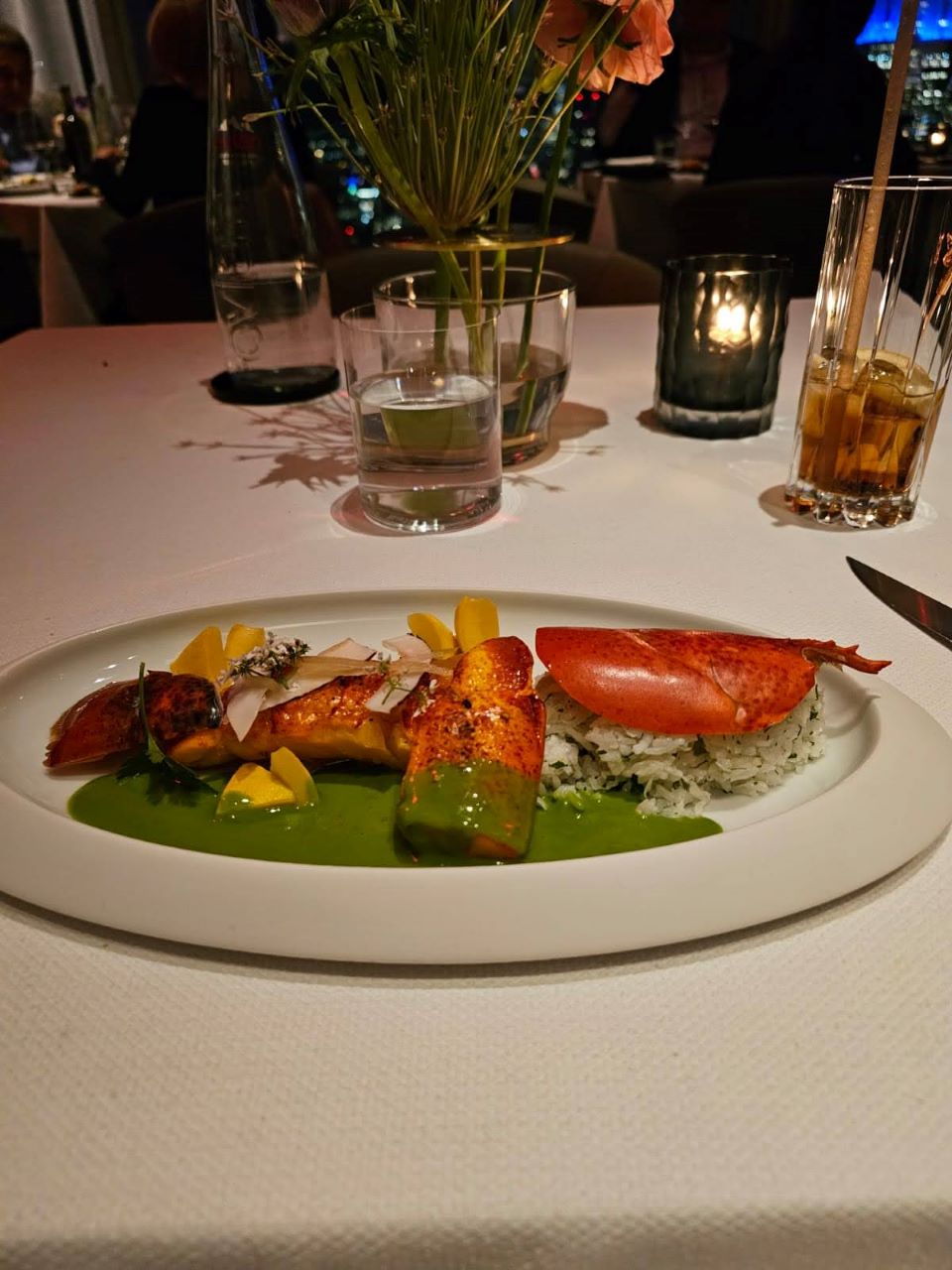 Lobster at Centurion lounge NYC