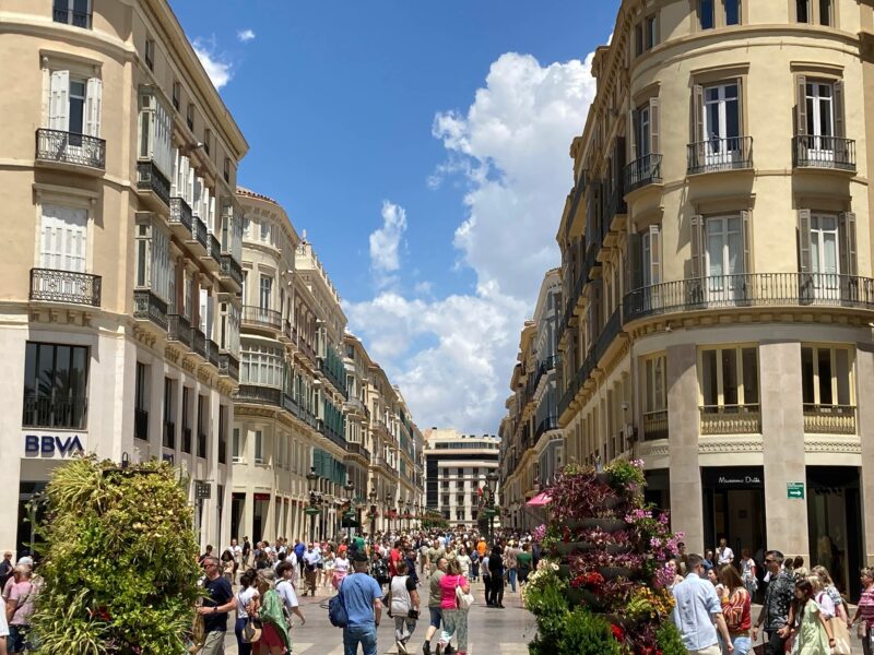 Malaga shopping street
