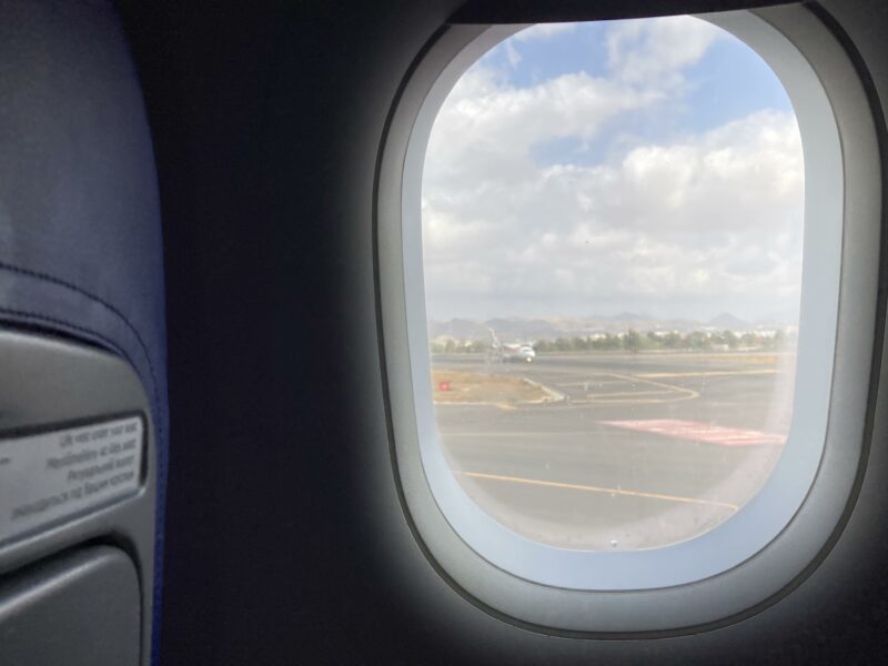 landing at Malaga Airport