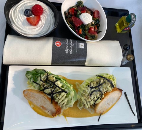 turkish airlines business class domestic menu