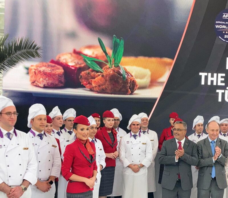turkish airlines menu launch