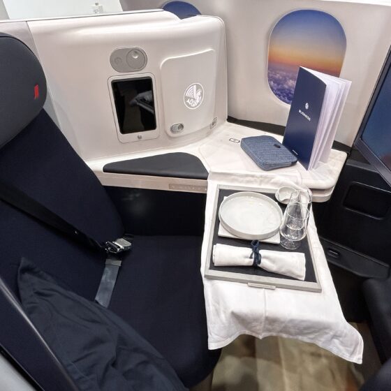 Air France A350 business class suite