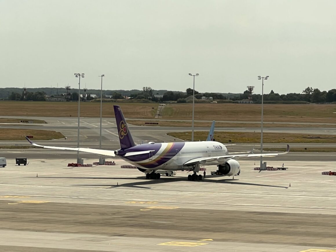 Thai Airways Royal Silk A350 Airplane