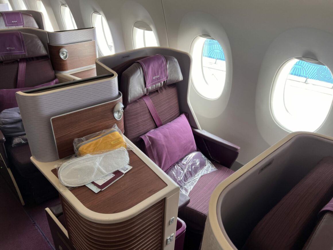 Thai Airways Royal Silk A350 Business Class Seat