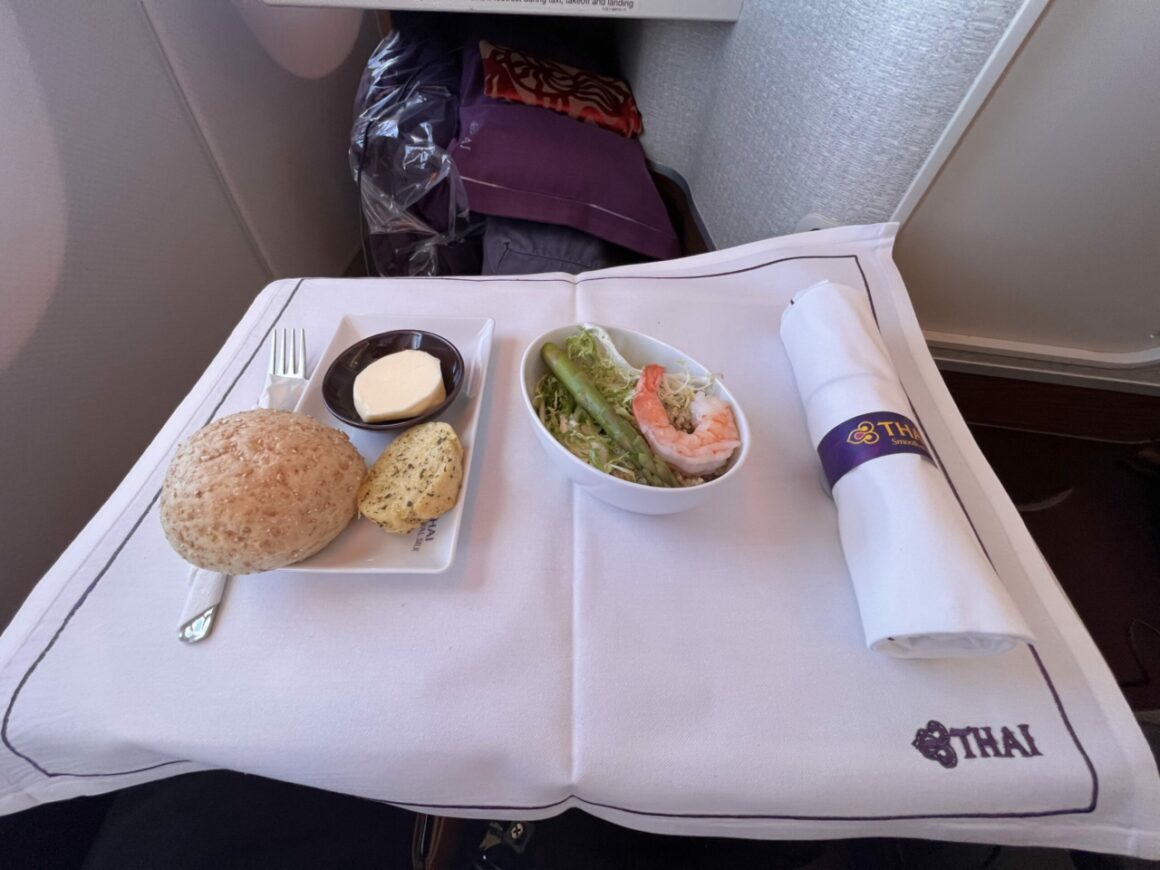 Thai Airways Royal Silk A350 Business Class Starter Meal 