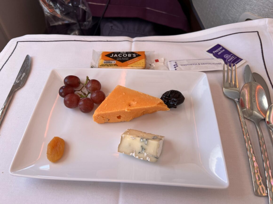 Thai Airways Royal Silk A350 Business Class Dessert
