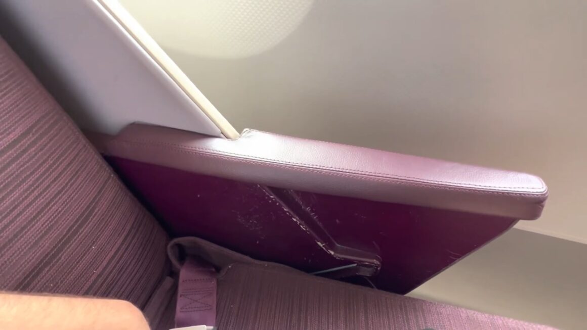 Marks at Thai Airways Royal Silk A350 Business Class Seat