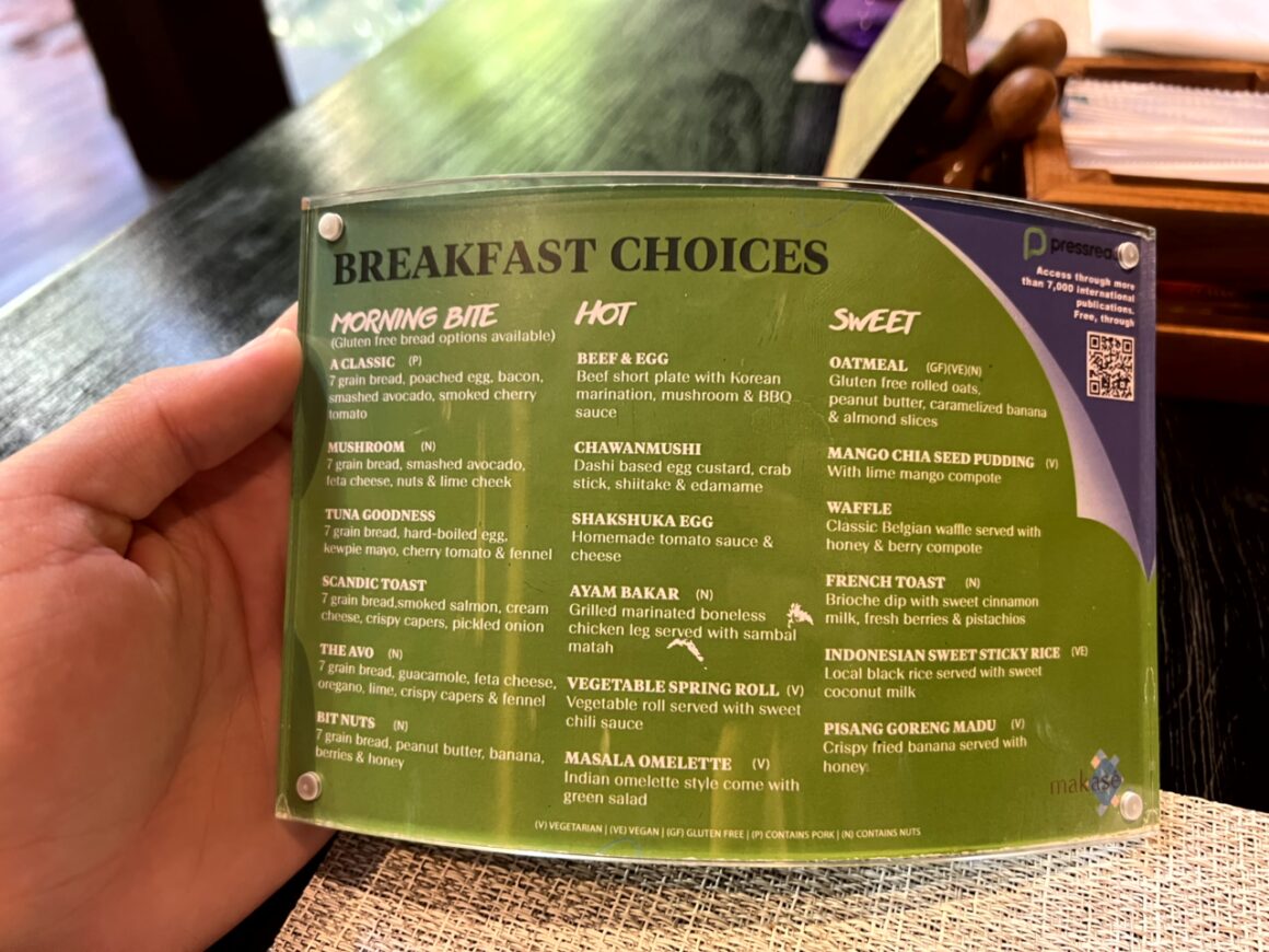 Breakfast Choices