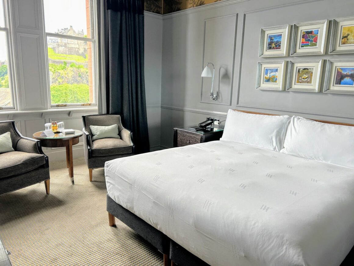 The waldorf astoria edinburgh The caledonian bedroom 