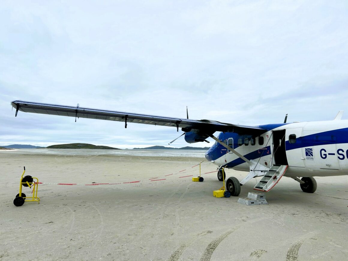 Beach Landing in Scotland Look