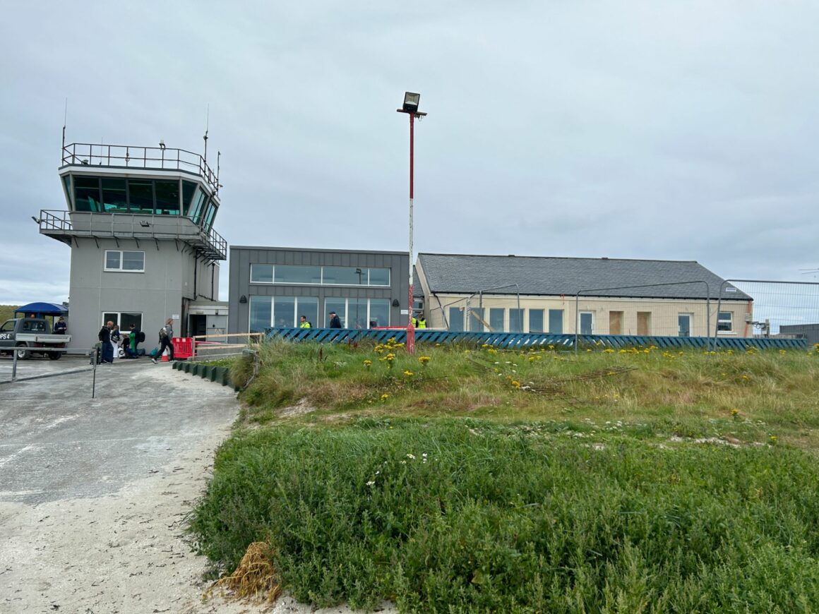 Barra airport Beach Landing