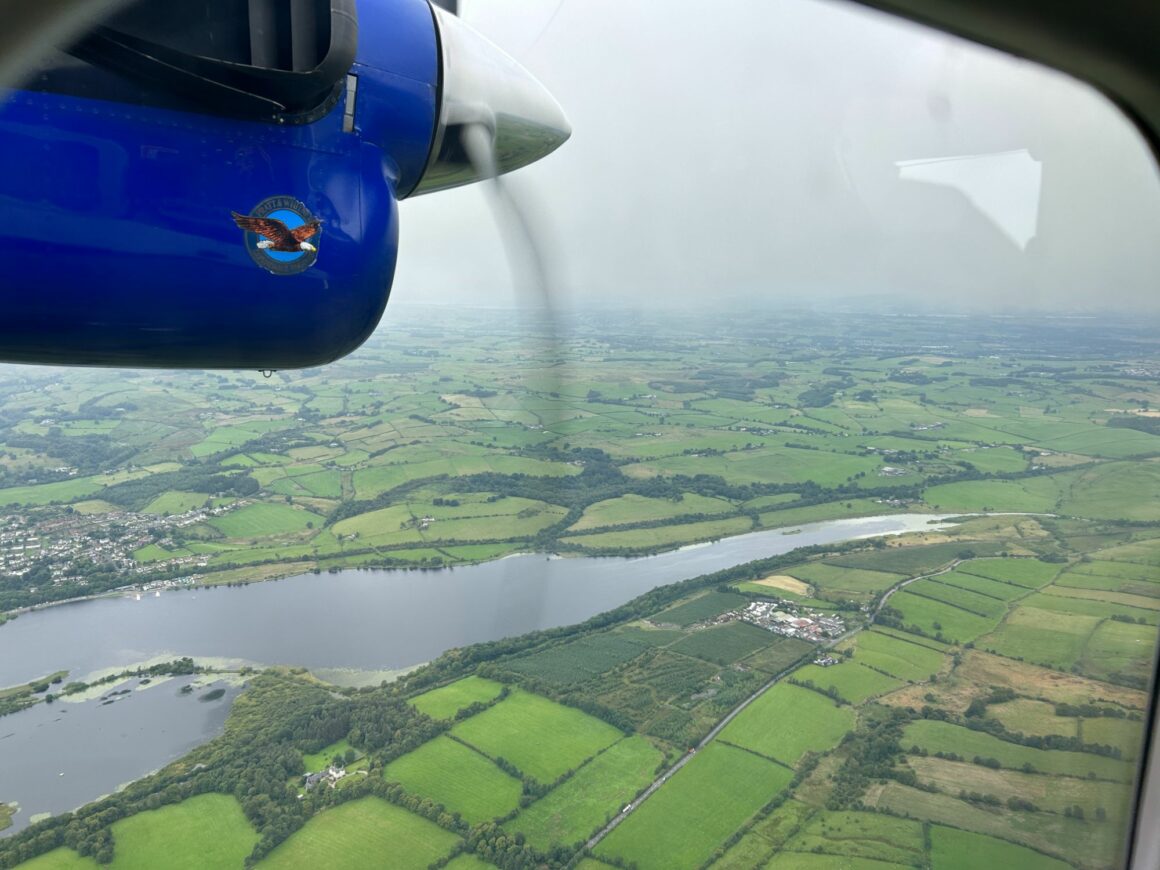 Beach Landing in Scotland while in flight 