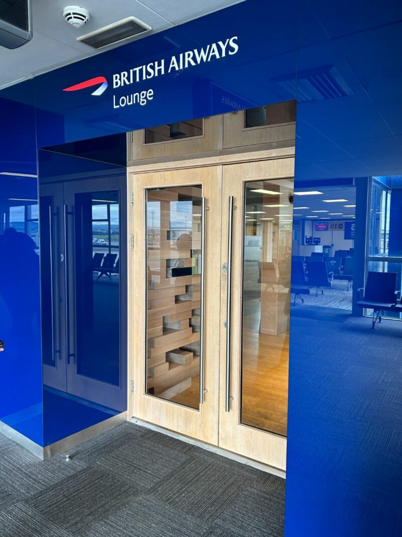 REVIEW British Airways Lounge Glasgow airport Turning left for less