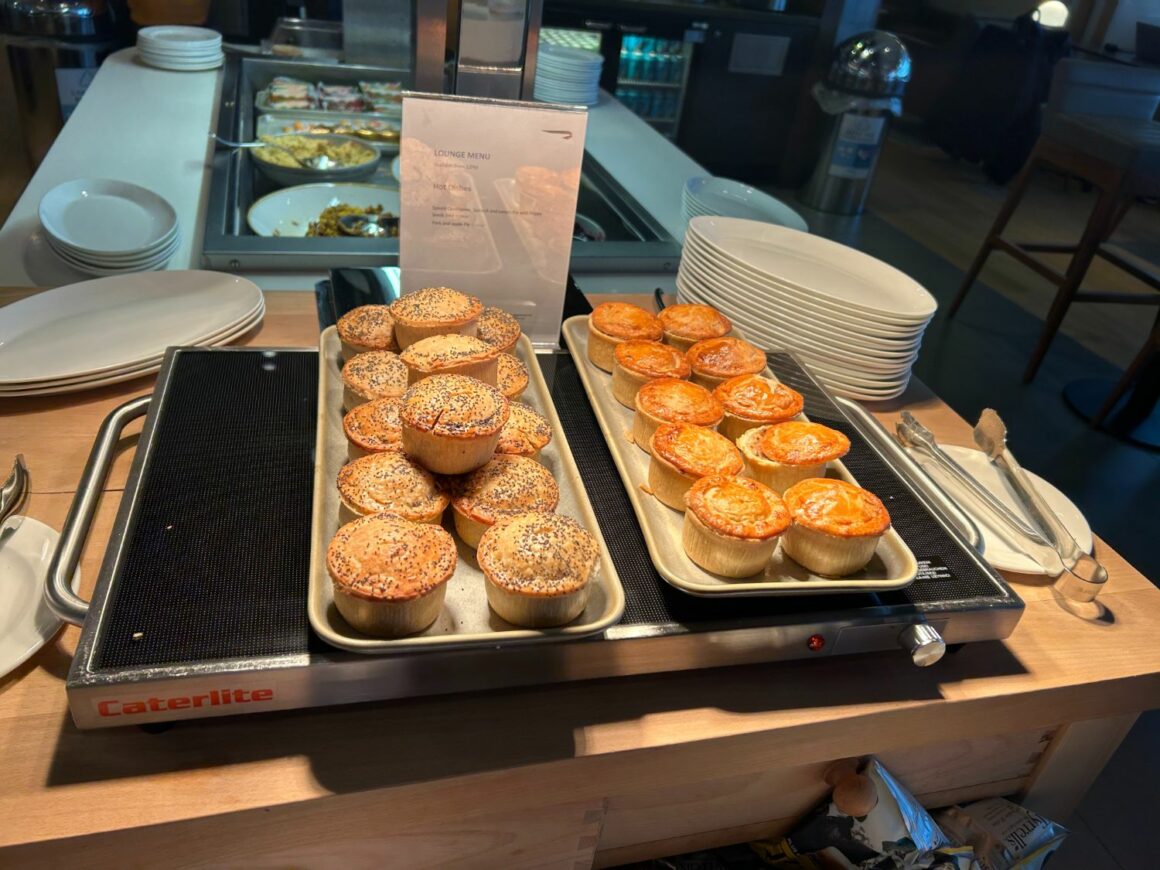 British Airways Lounge Glasgow Buffet 