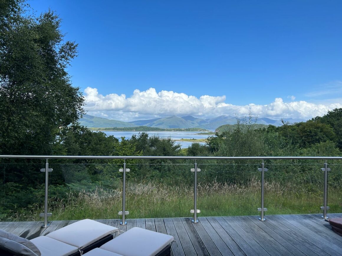 Isle of Eriska Balcony View