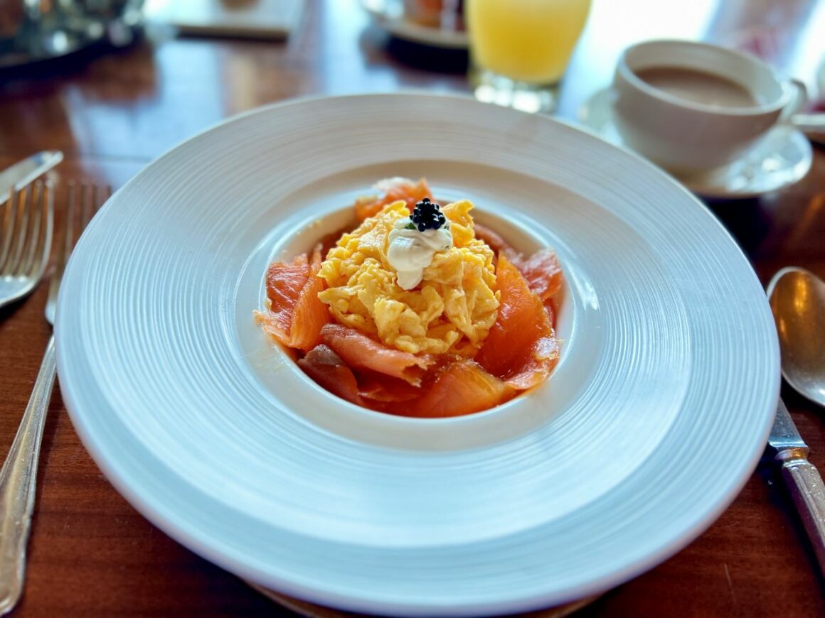 Isle of Eriska Eggs and Salmon