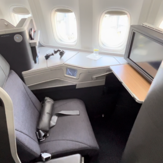 American Airlines 777 Seat