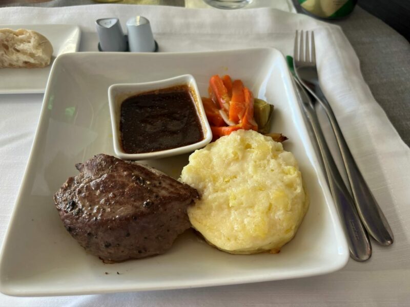 American Airlines 777 Steak