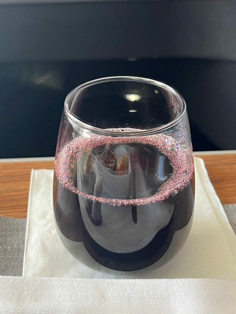 American Airlines 777 Wine