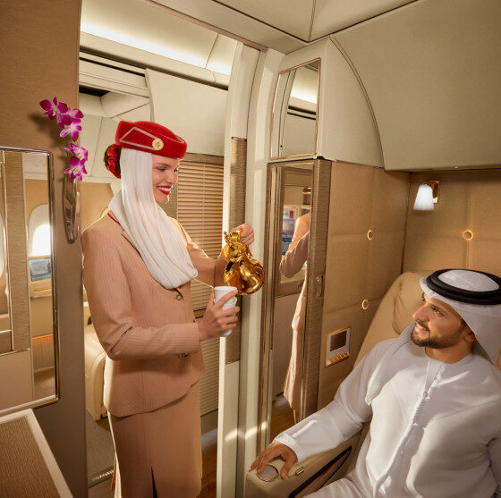 Coffee onboard Emirates - Signature Arabic Coffee