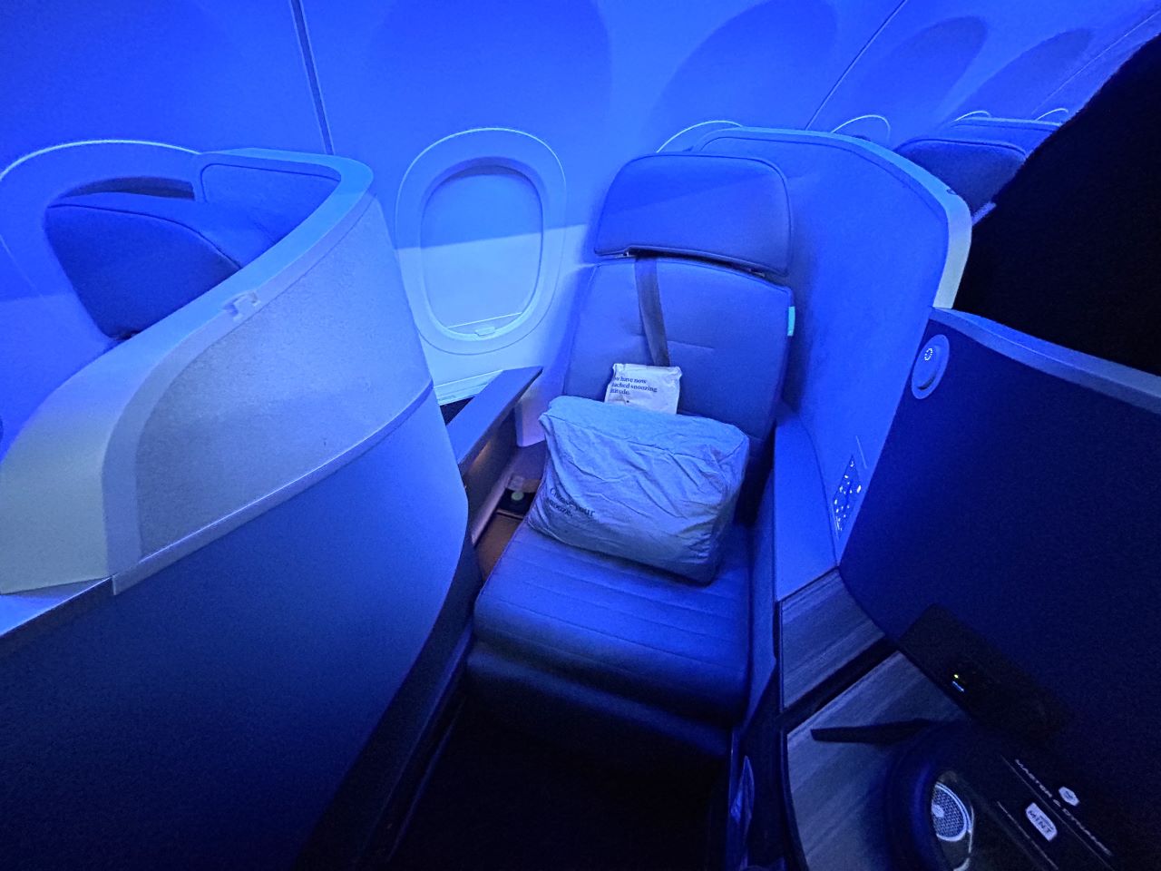 Jet Blue Mint JFK LHR Whole Seat