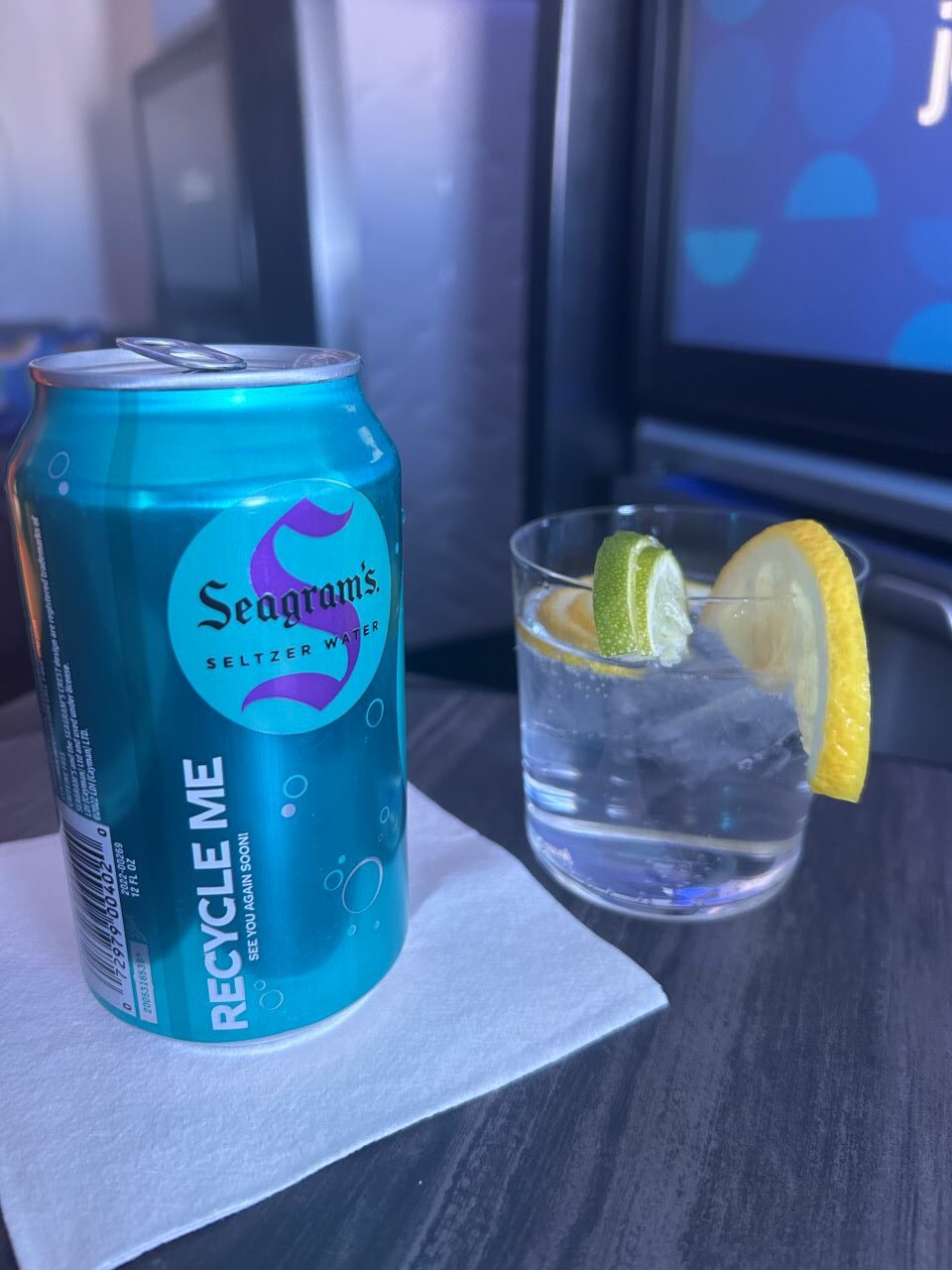 Jet Blue Mint Studio Soda