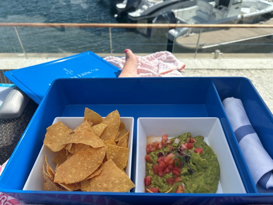 Snacks at Fairmont's Hamilton Princess & Beach Club