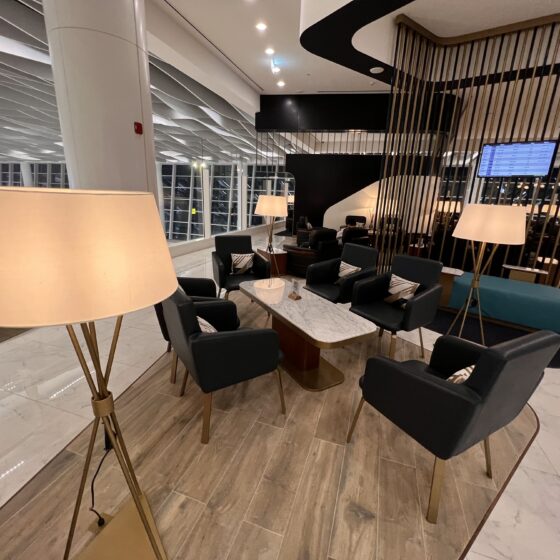 Gulf Air Lounge space