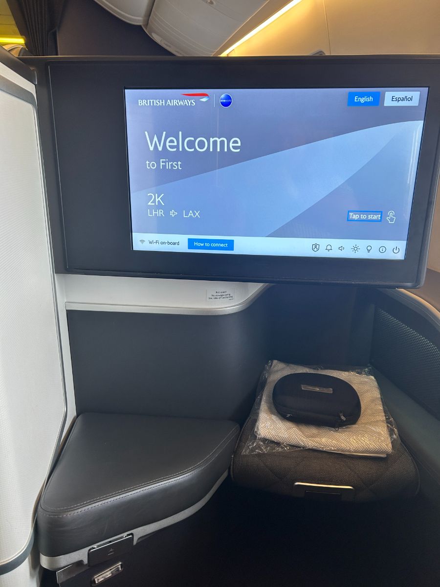 British Airways new First class Suite B777-300 