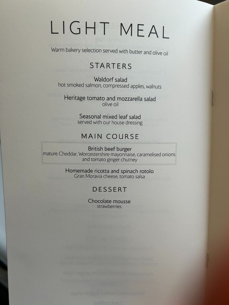 Food and Drink - Menu