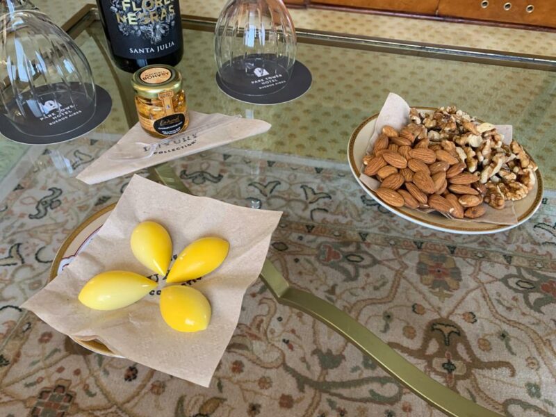 Pistachios and other snacks