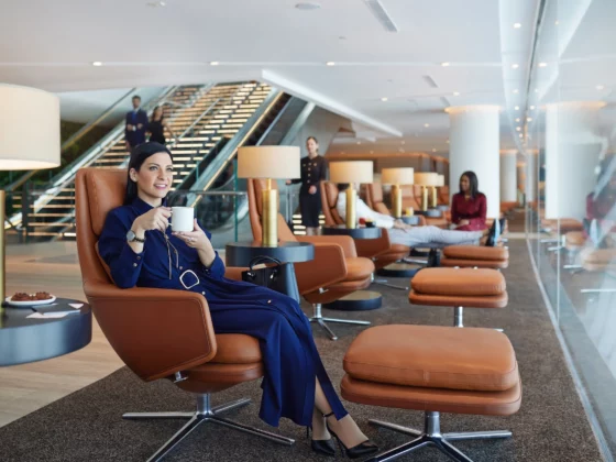 Etihad Business Lounge at Terminal A LR