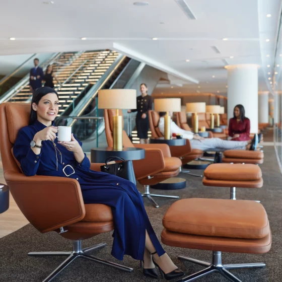 Etihad Business Lounge at Terminal A LR