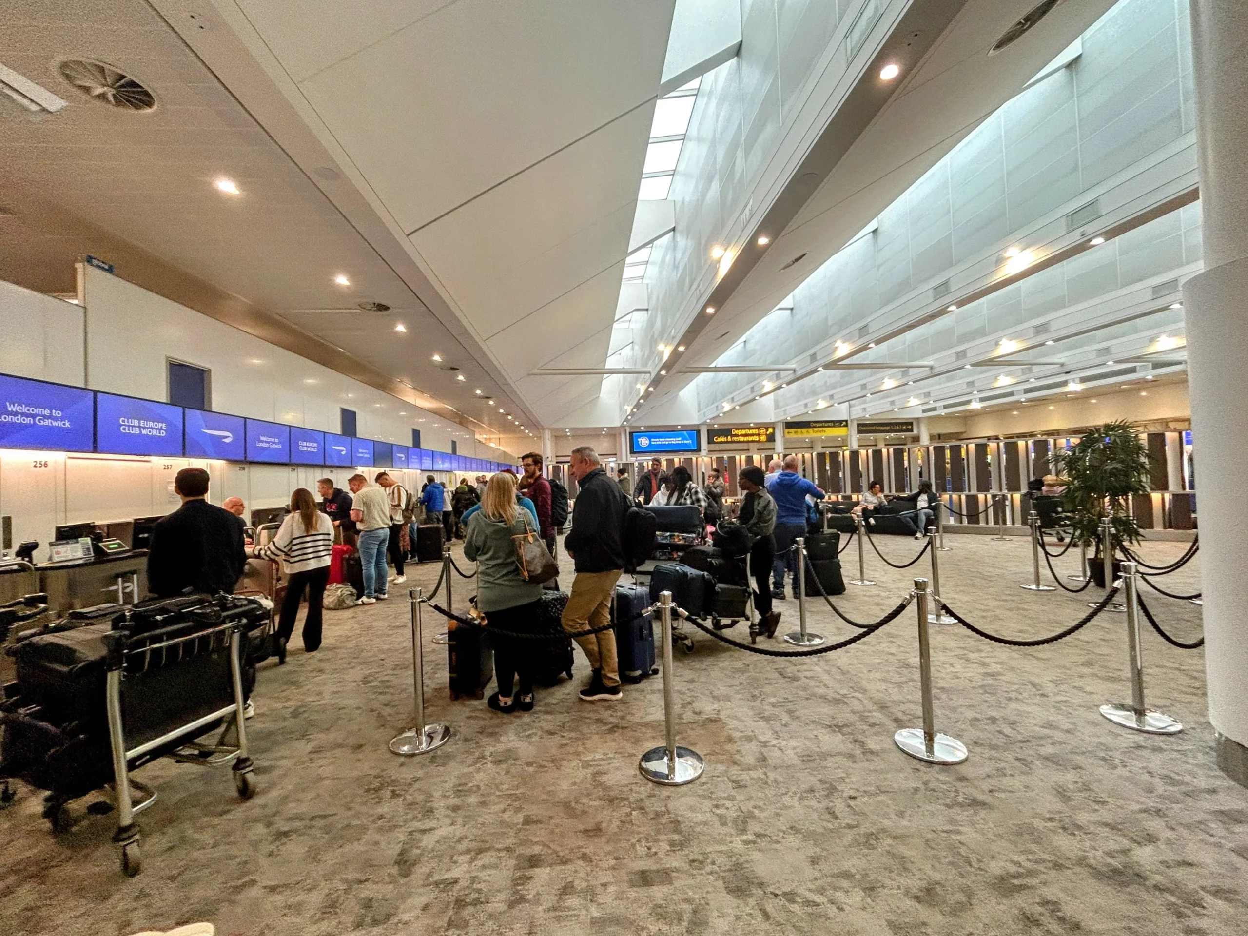British Airways Euroflyer Gatwick to Tenerife Club Europe – earning 560 TPs