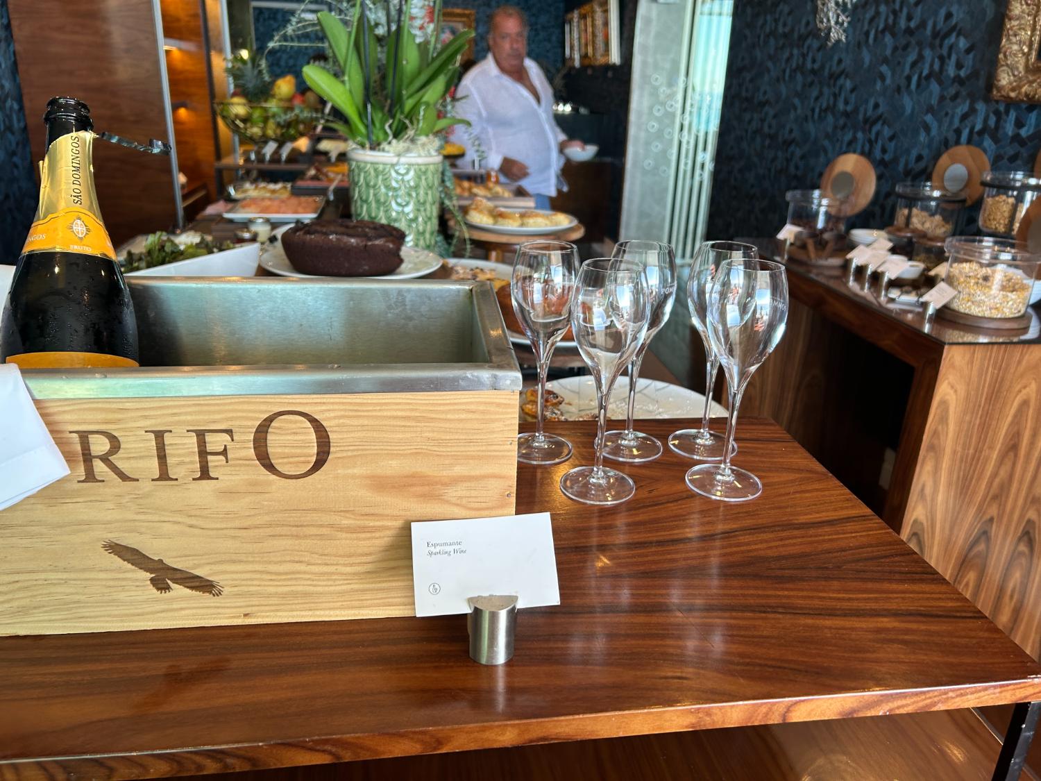 Cascais-Estoril hotel review - Wine Bottle with Wine Glasses