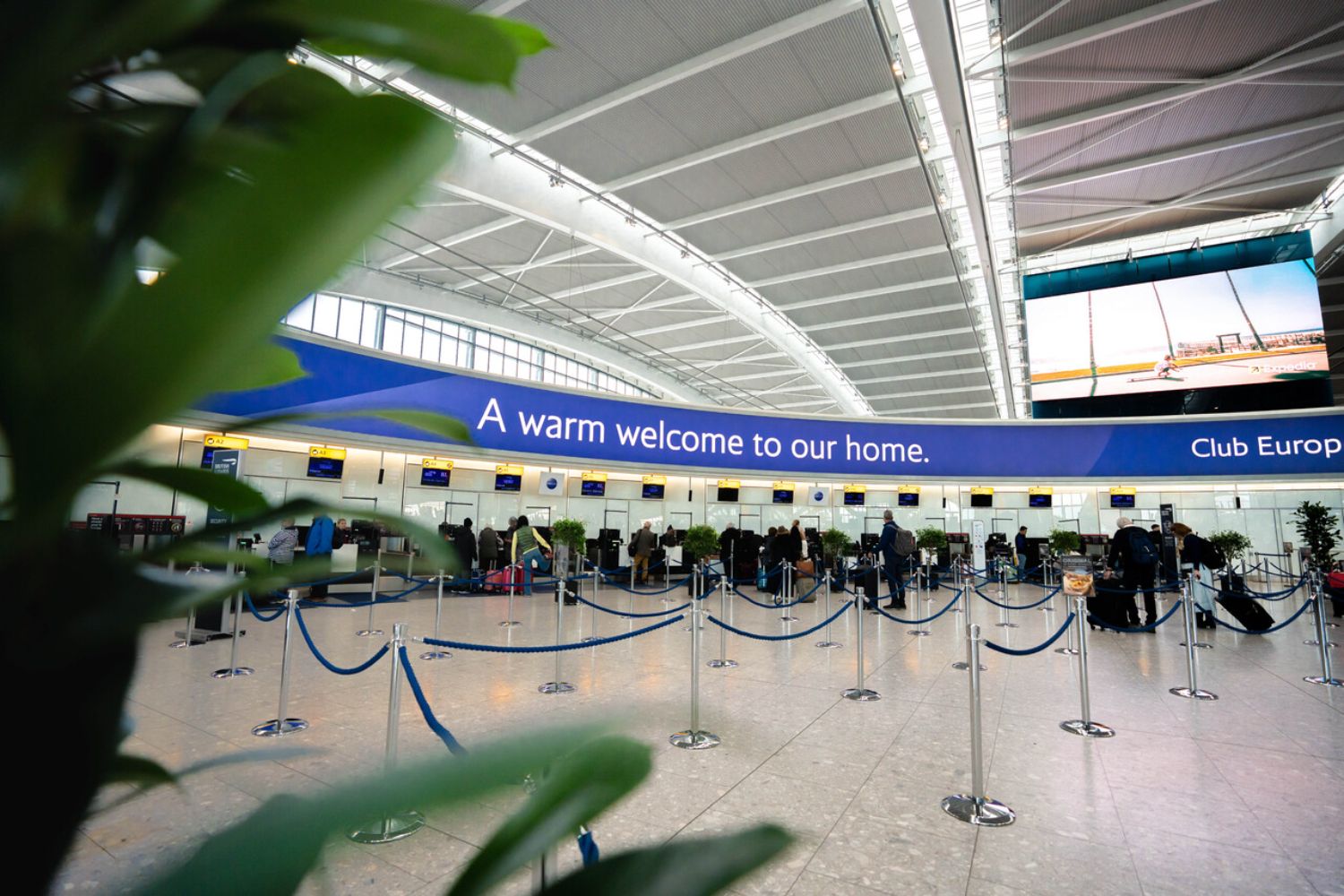 BA Heathrow - New BA First lounge refurb , New Club Check-in