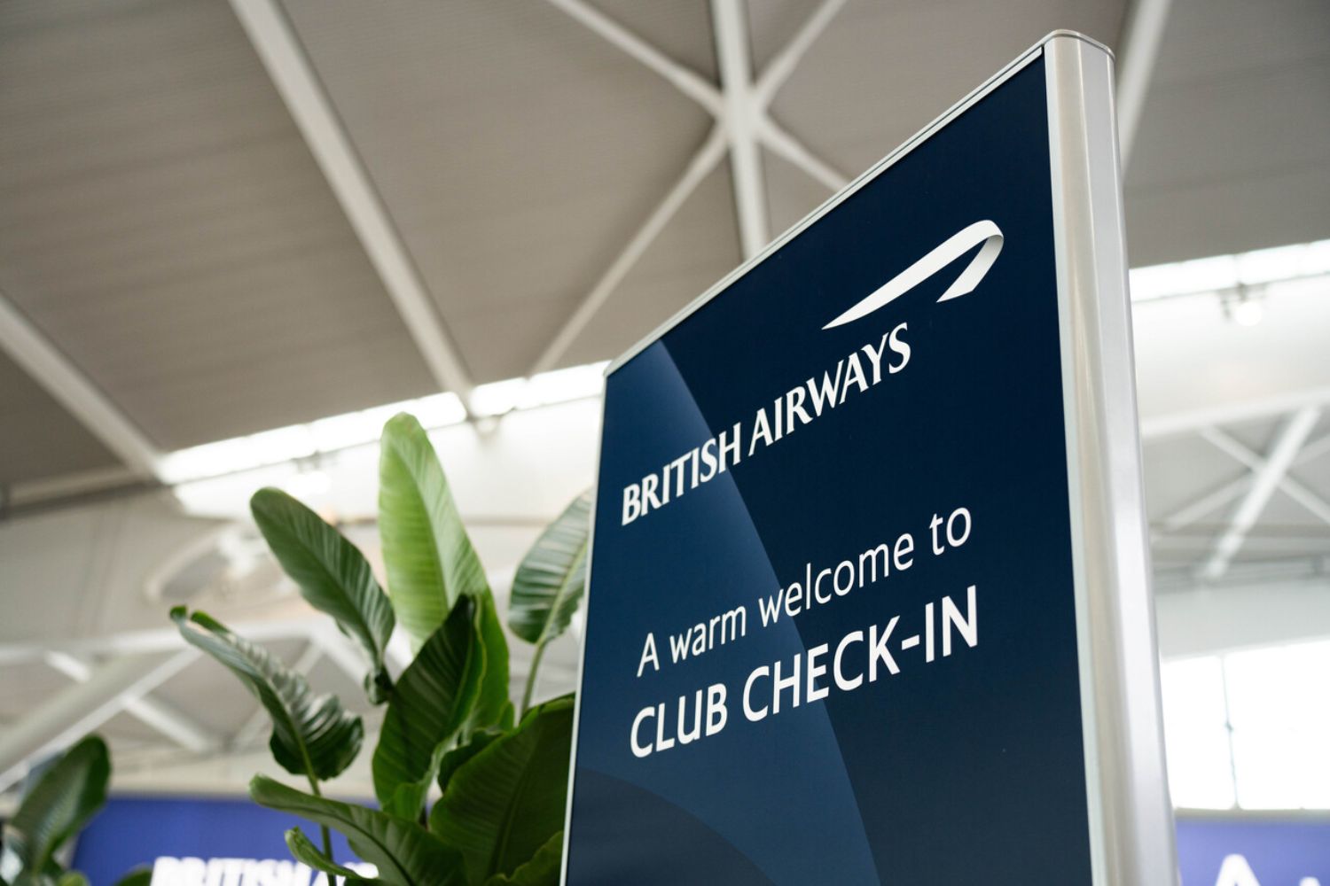 BA Heathrow - New BA First lounge refurb Check - in