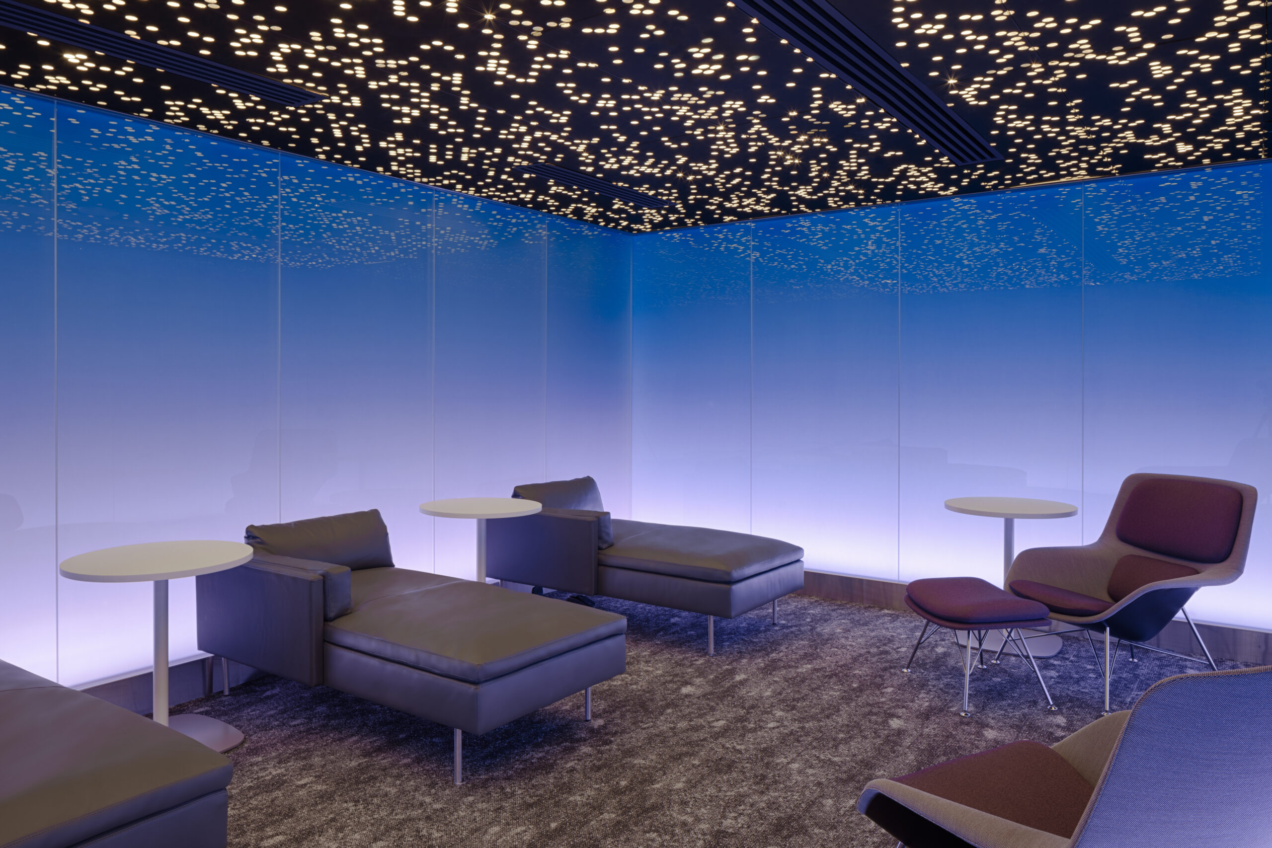 The Centurion Lounge - Relaxing Area and Spa Services