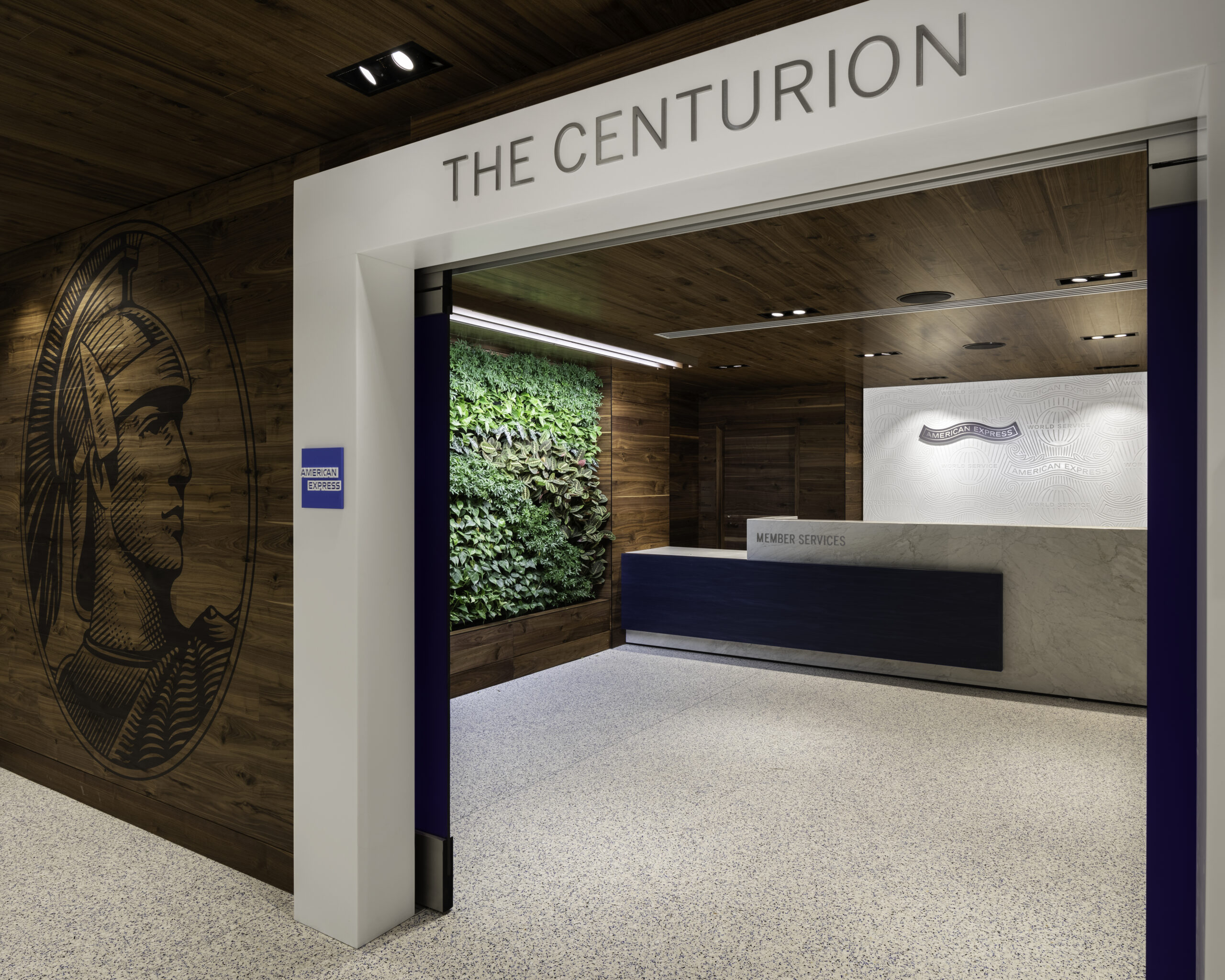 The Centurion Lounge Foyer