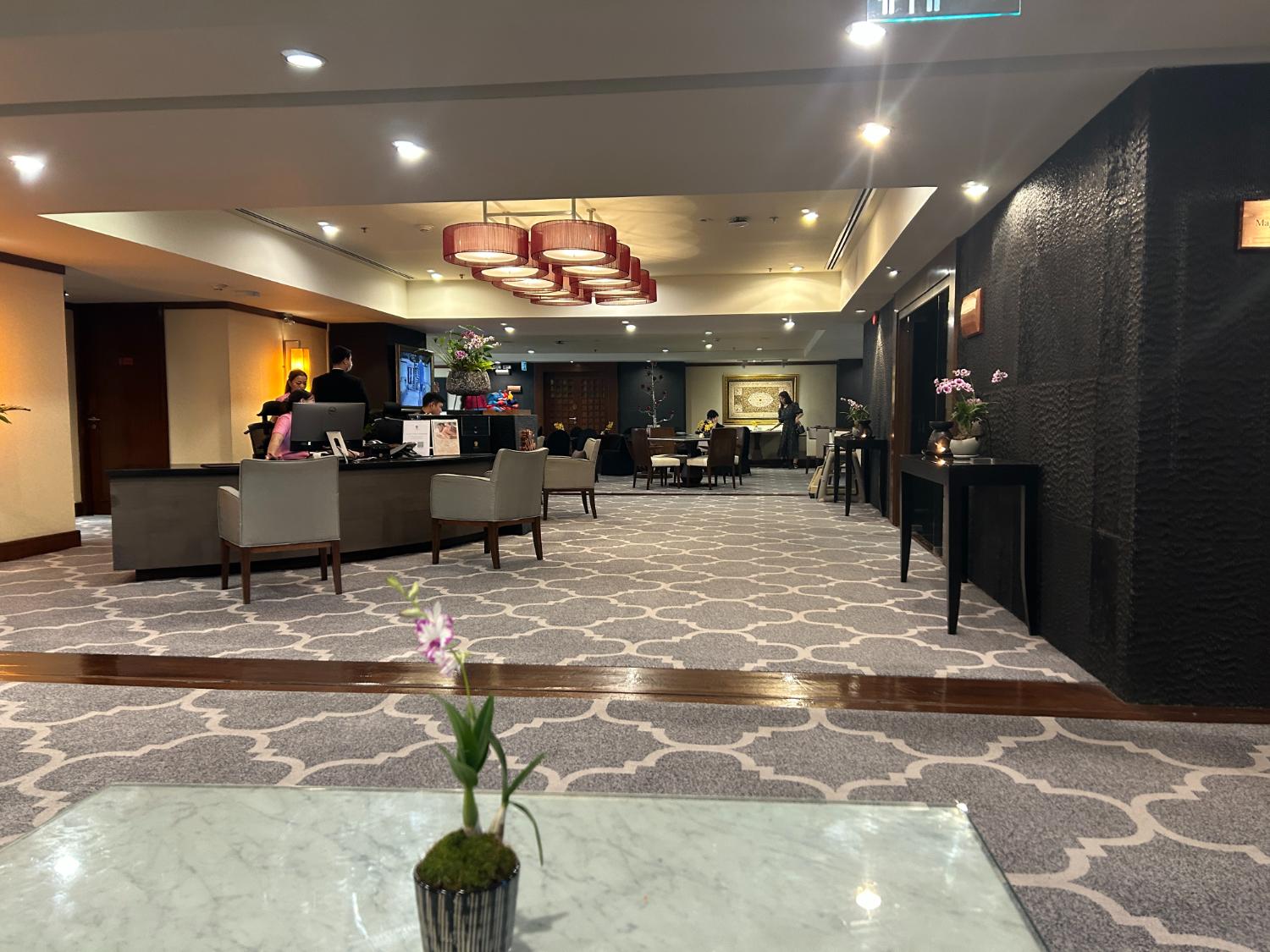 A view of a Lobby in Banyan Tree Hotel Bangkok