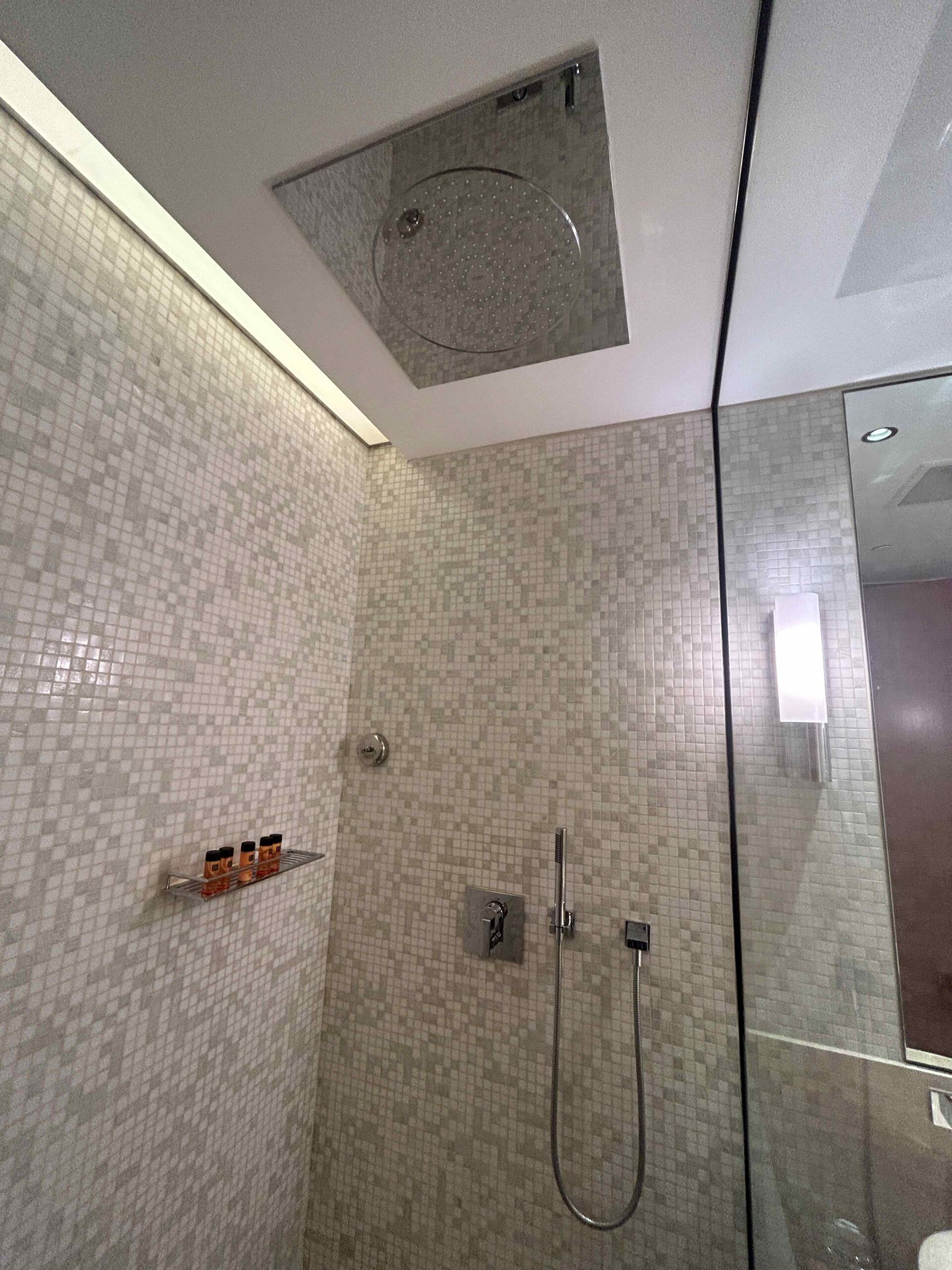 A view of Doha transit hotel Bathroom Shower Area