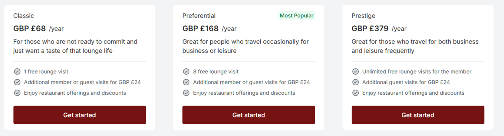 DragonPass pricing 2025