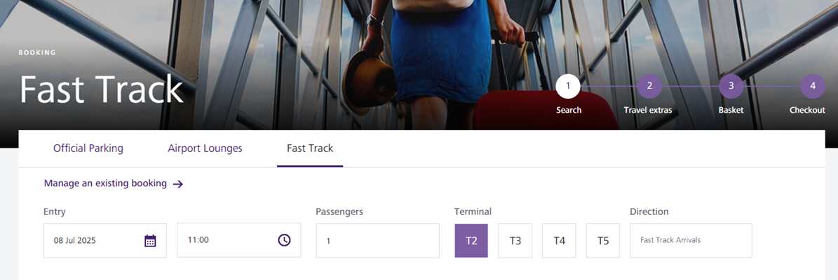 Heathrow fast track arrivals booking
