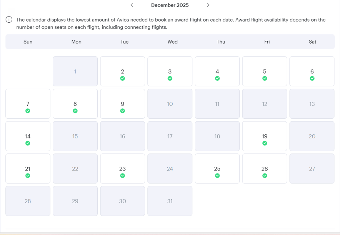 Qatar award finder glitches