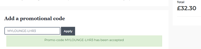 MyLounge promo code